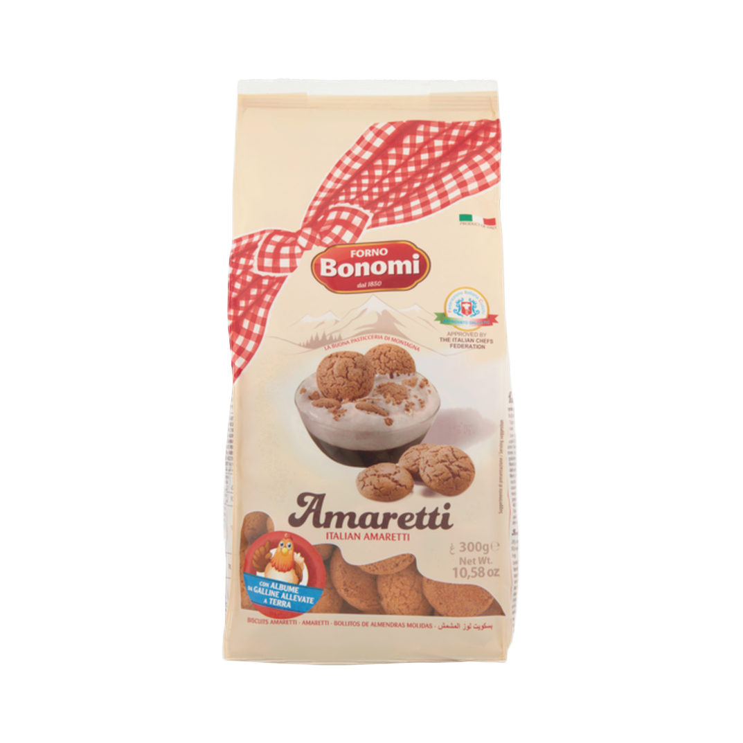 Amaretti 300 gr – Ciasteczka Amaretti 300 g bez tła