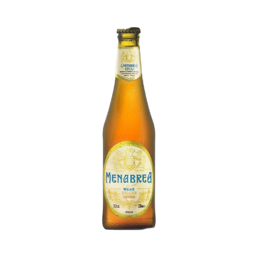 Birra Menabrea WEISS 330 ml x 24 – Piwo białe Menabrea Weiss 330 ml x 24 bez tła