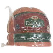Mortadella Bologna IGP con pistacchi affettata 200 gr – Mortadella Bolońska IGP z pistacjami w plasterkach 200 g bez tła