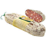 Spianata calabra piccante Fiorucci affettata 200 gr – Włoskie pikantne salami z Kalabrii w plasterkach 200 g bez tła