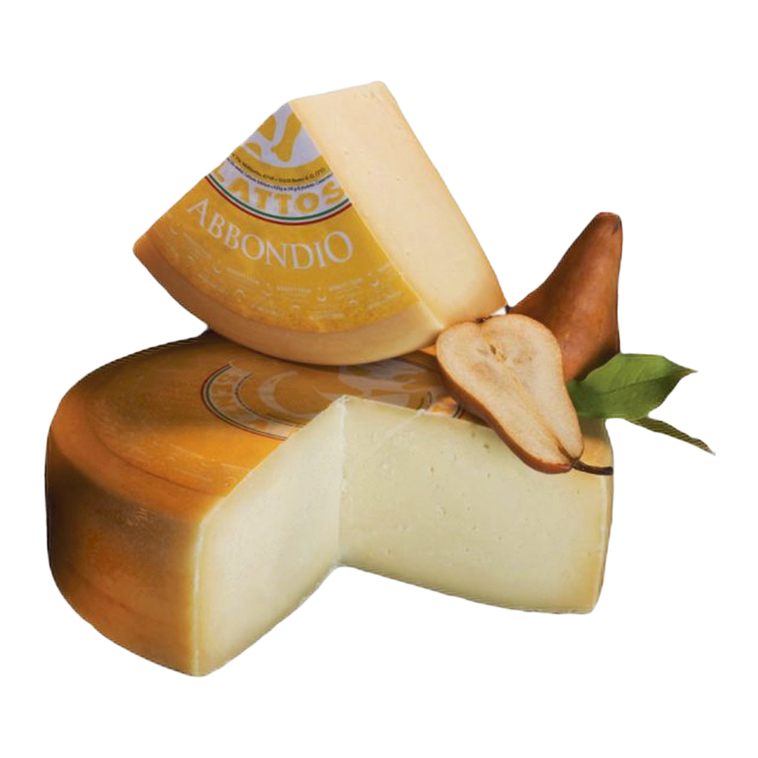 Formaggio ABBONDIO senza lattosio – Miękki ser z mleka krowiego bez laktozy, dojrzewający min. 4 miesiące bez tła