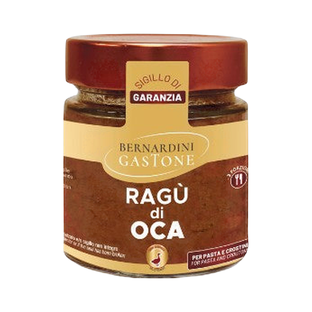 Ragu' d'oca 200 gr – Sos ragu' z gęsi z warzywami 200 g bez tła