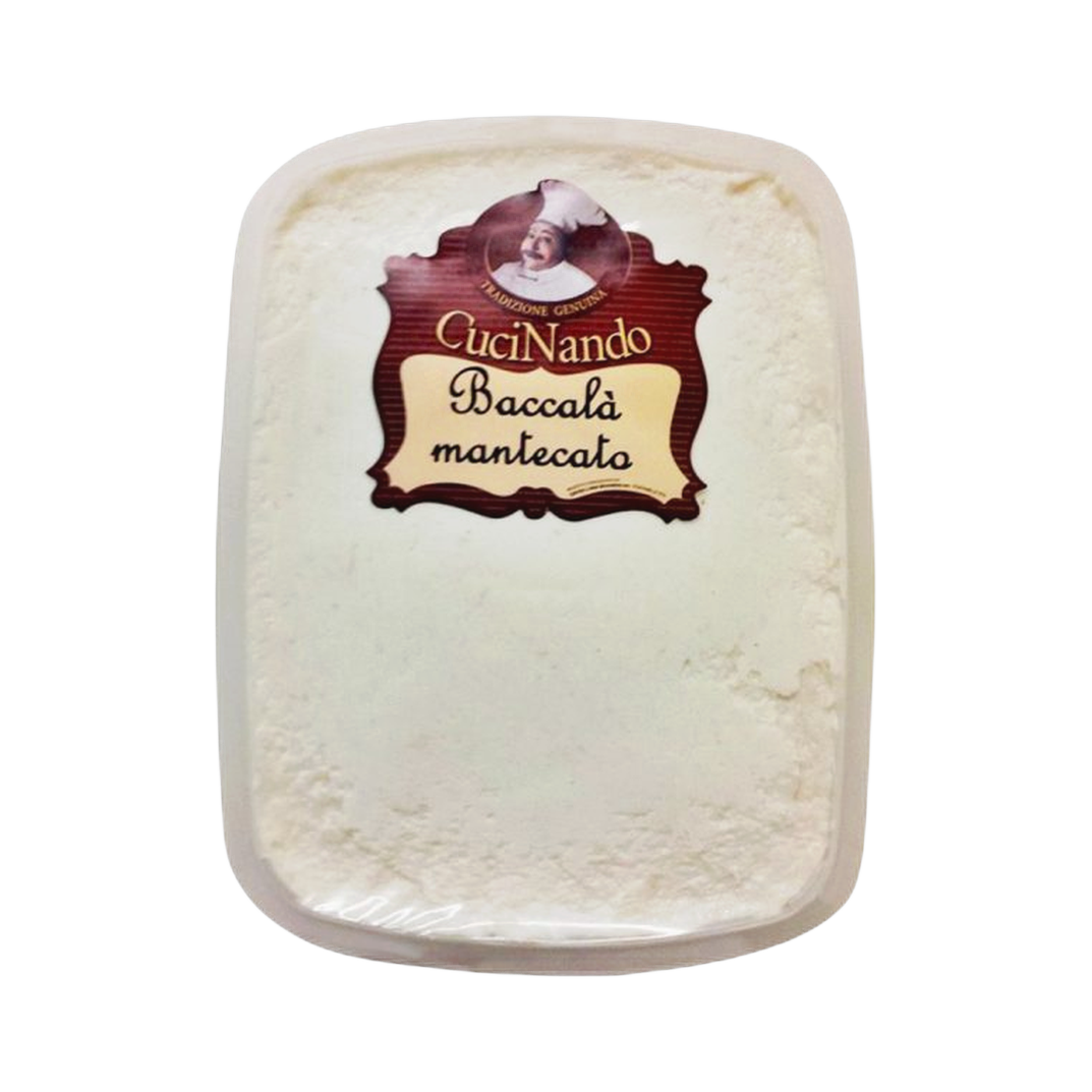 Baccala mantecato 200 g – Potrawa z suszonych filetów dorsza bez tła