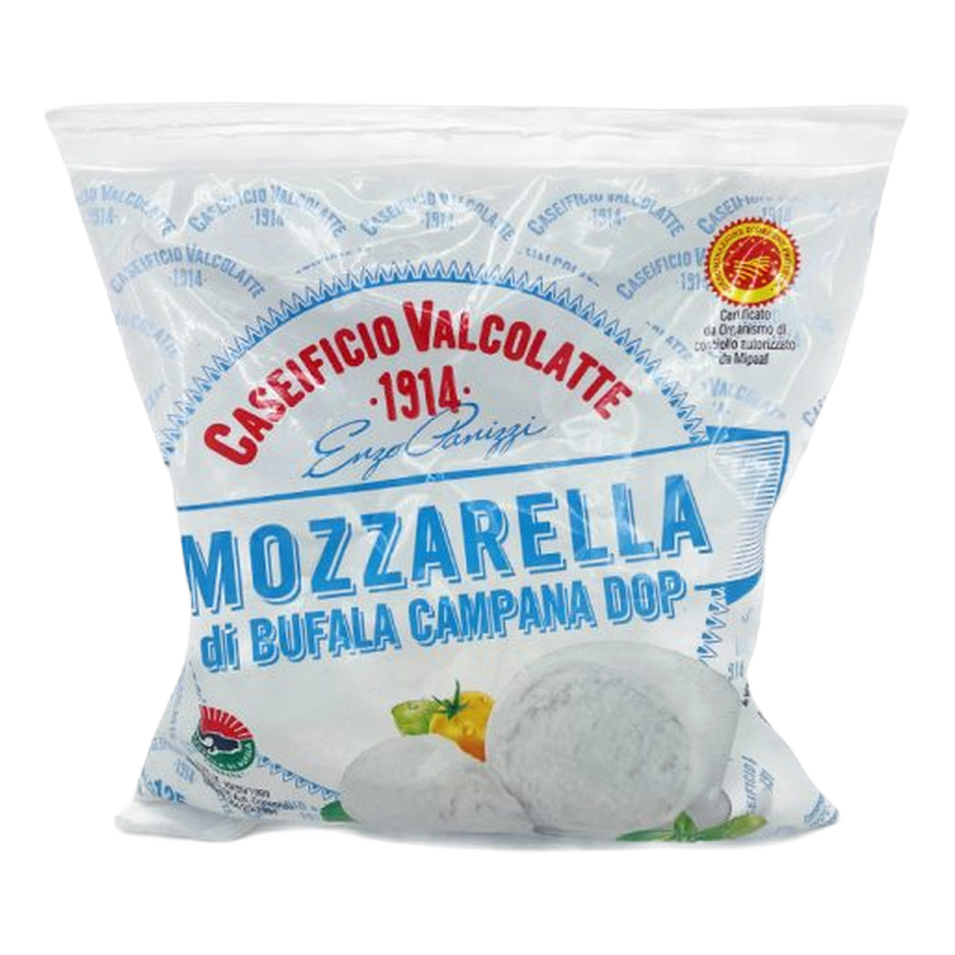 Mozzarella di Bufala D.O.P. Campania 125 gr x 20 – Mozzarella z mleka bawolego z regionu Kampania 125 g x 20 szt bez tła
