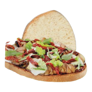 Bruschetta 400 gr – Chleb do przygotowania bruschetty w kształcie dużego owalu bez tła