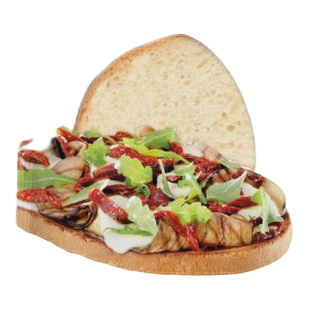 Bruschetta 400 gr – Chleb do przygotowania bruschetty w kształcie dużego owalu bez tła