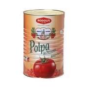 Polpa di pomodoro Alpino 2,5 kg KARTON 6 SZT – Miąższ pomidorowy z włoskich pomidorów bez tła