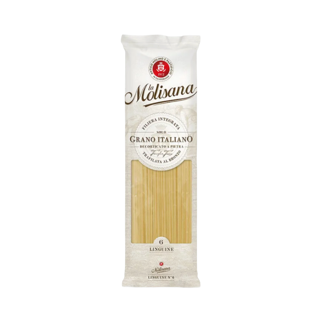La Molisana Linguine/Trenette 0,5 kg – Spłaszczone spaghetti 0,5 kg bez tła