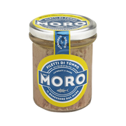 Filetti di Tonno in olio di oliva Moro 190 gr – Filet z tuńczyka w oliwie z oliwek bez tła