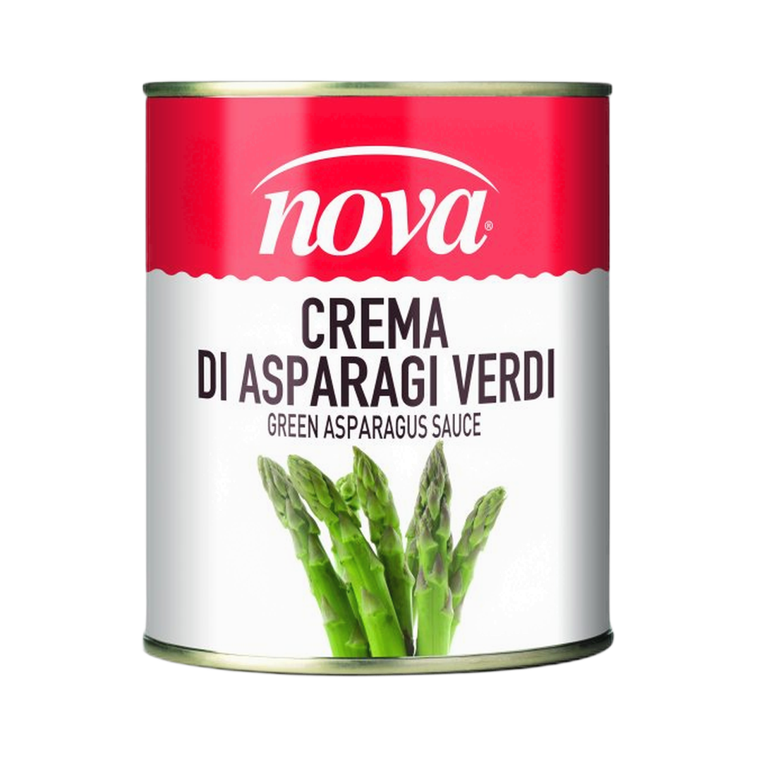 Crema di asparagi verdi 800 gr – Krem z zielonych szparagów 800 g bez tła