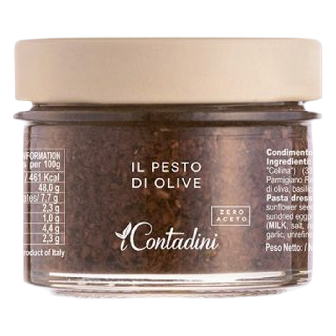 Pesto di Olive Leccine 100 gr x 6pz – Pesto z Oliwek Leccina 100 g x 6 szt bez tła