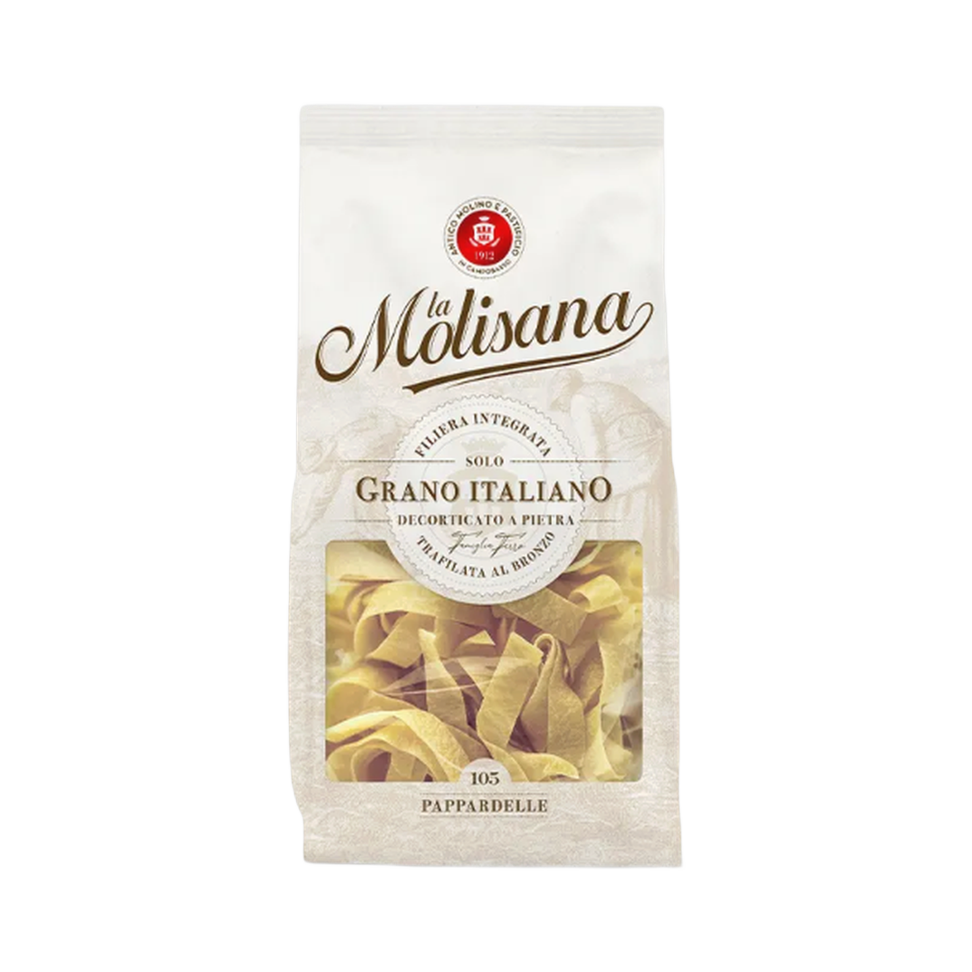 La Molisana Pappardelle 0,5 kg – Szerokie wstążki bez tła