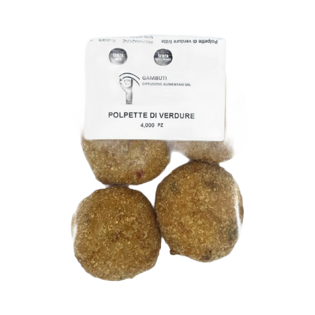 Gambuti Polpette verdure 4pz – Pulpeciki z nadzieniem warzywnym 4 sztuki bez tła