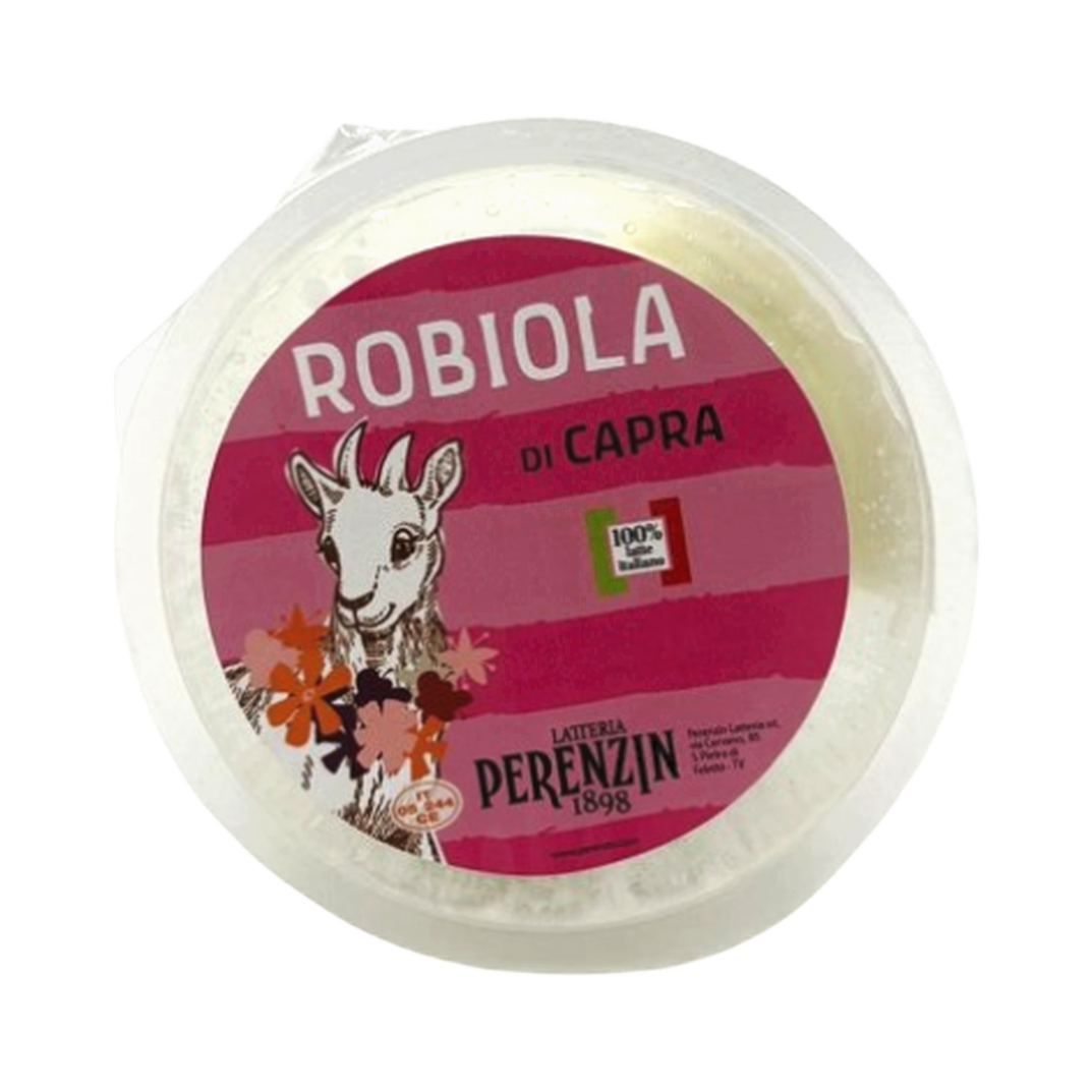 Robiolina di capra in bicchiere ca. 190 gr – Kremowy ser kozi w kubeczku ok. 190 g bez tła