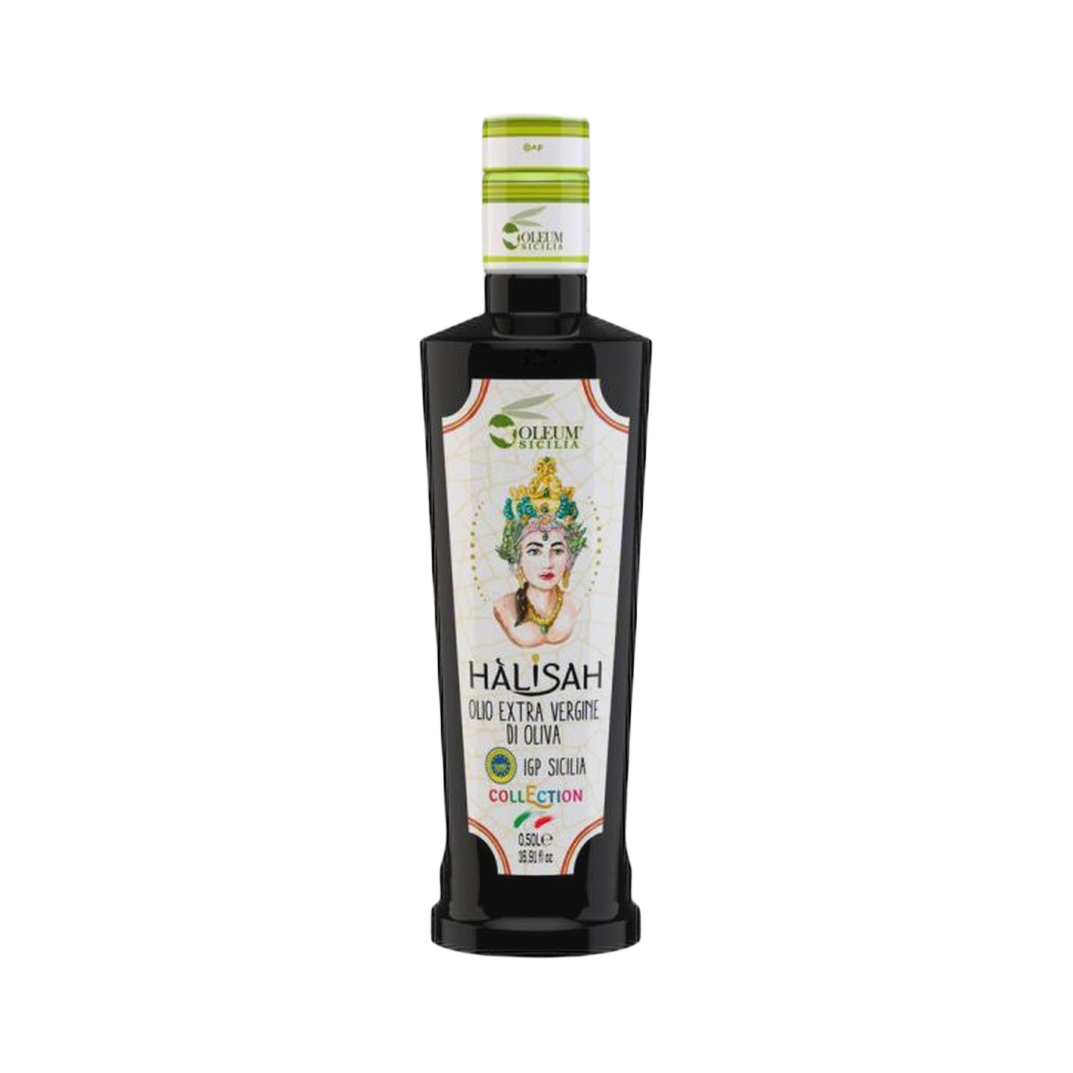 Oleum Sicilia Olio extra vergine di oliva condimento al limone 250 ml – Oliwa z oliwek extra vergine z dodatkiem cytryny 250 ml bez tła
