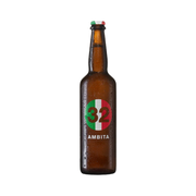 Birra AMBITA Chiara MONOLUPPOLO 100% italiana 500 ml – Włoskie jasne piwo typu Single Hop z jednej odmiany chmielu 500 ml bez tła
