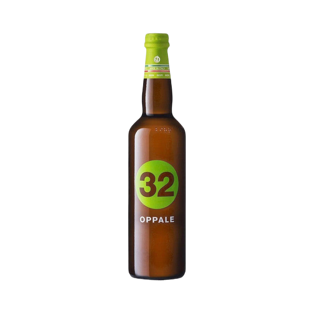 Birra OPPALE Chiara molto luppolata 500 ml – Włoskie jasne piwo typu Multi Hop o wysokim stopniu fermentacji 500 ml bez tła