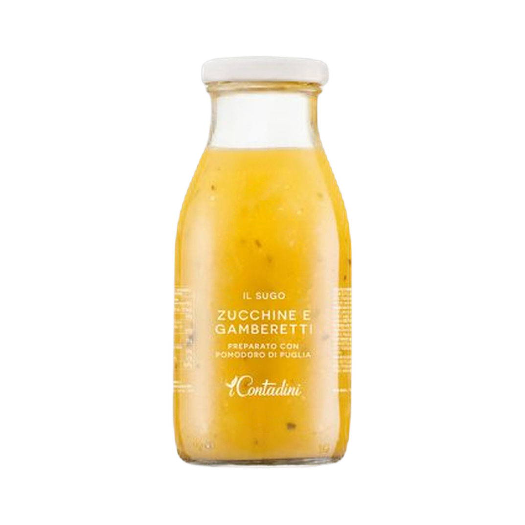 Sugo zucchine e gamberetti 250 gr – Sos cukinia i krewetki 250 g bez tła
