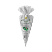 Stracciatella Deliziosa in sac a poche 250 gr x 6 – Świeży miękki ser z mleka krowiego z dodatkiem śmietany w rękawie cukierniczym 250 g x 6 sztuk bez tła