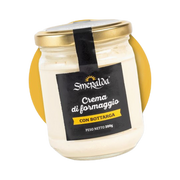 Crema di formaggio con bottarga 200 g – Krem serowy z bottargą, suszoną ikra z cefala pospolitego 200 g bez tła