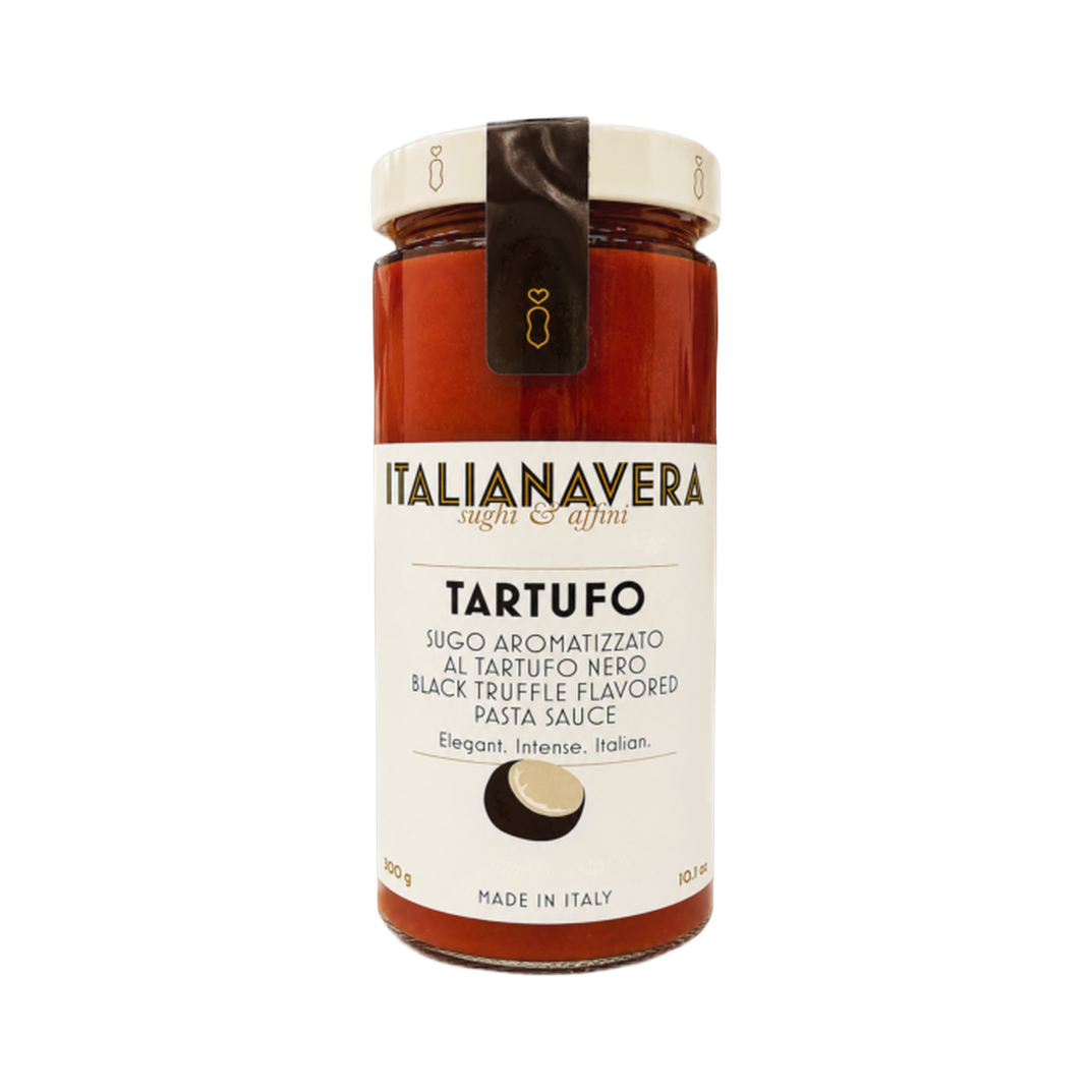 Tartufo- Sugo Naturale 300 g – Italianavera. Sos pomidorowy z włoską truflą 300 g bez tła