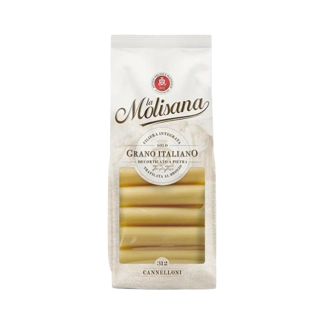 Cannelloni La Molisana 500 g – Makaron o kształcie długich, szerokich i gładkich rurek bez tła