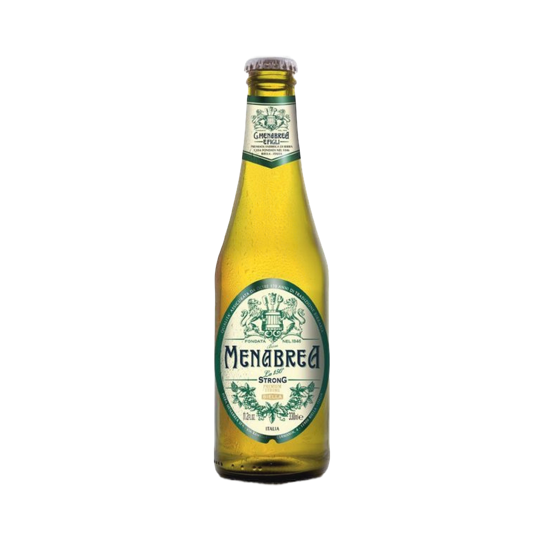 Birra Menabrea STRONG 8% 330 ml x 24 – Piwo Menabrea STRONG 8% 330 ml x 24 bez tła