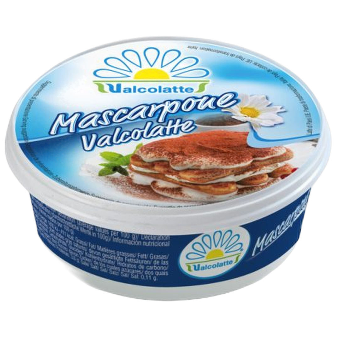 Mascarpone 500 gr – Kremowy świeży serek mascarpone 500 g bez tła
