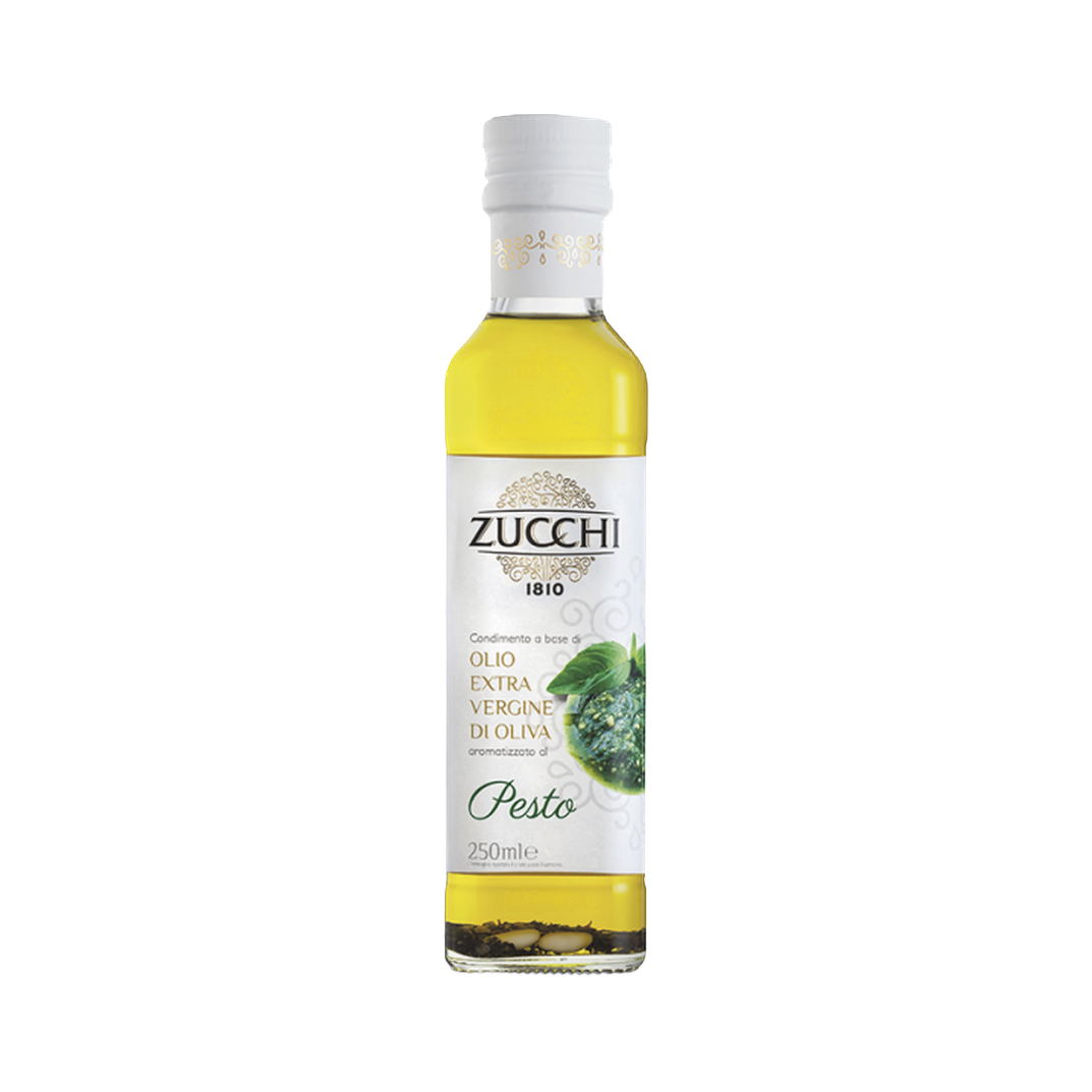 Olio extravergine al pesto – Oliwa z oliwek z pesto 250 ml bez tła