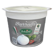Burratina Deliziosa 125 gr x 8 – Świeży ser typu pasta filata ze śmietankowym sercem 125 g x 8 sztuk bez tła