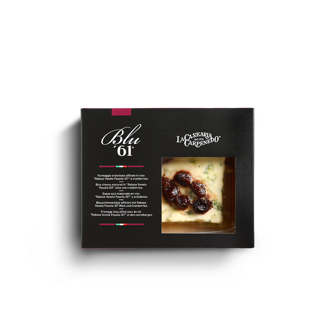 Blu ’61 Luxury Design – włoski ser pleśniowy w winie Raboso 150 g