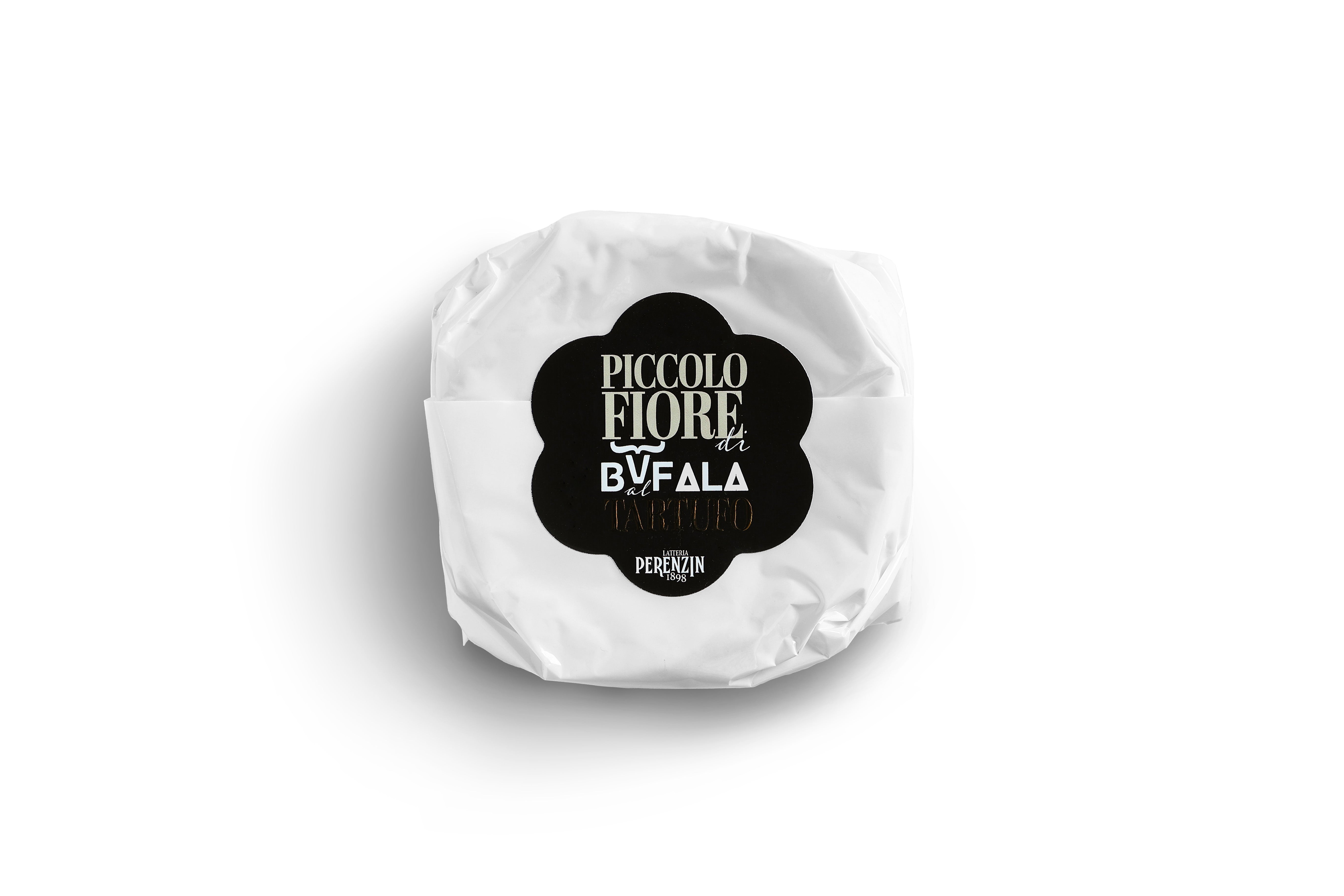 Piccolo Fiore di Bufala al Tartufo – ser z mleka bawolego z czarną truflą 250 g