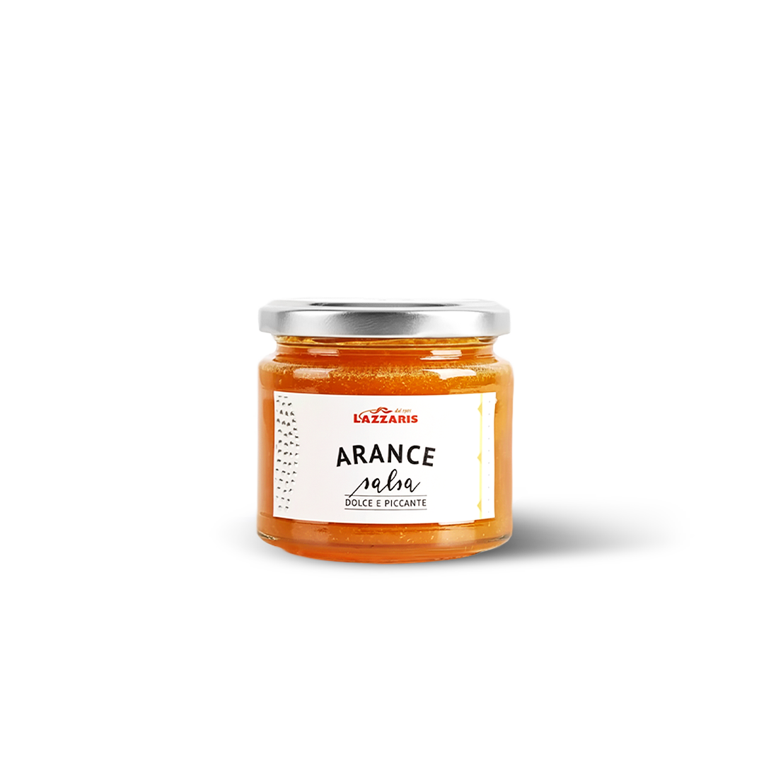 Salsa di Arance Lazzaris – słodko-pikantna salsa z pomarańczy 120 g