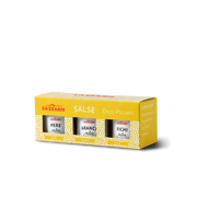 Tris di salse dolci e piccanti Lazzaris – zestaw sals do serów 3×50 g