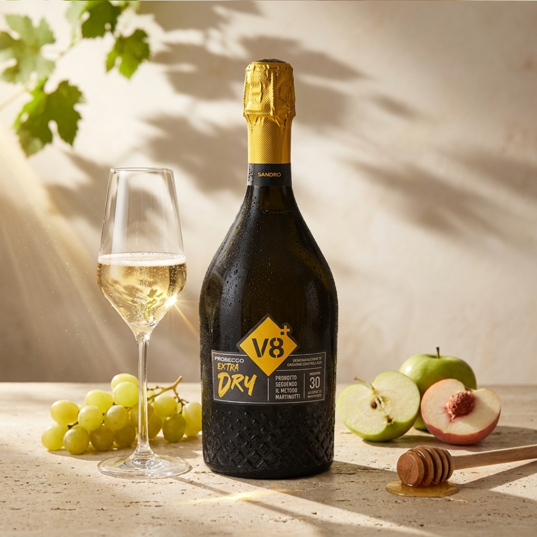 V8+ Sior Sandro Prosecco Extra Dry DOC 1,5 L MAGNUM – Prosecco z reg. Wenecja Euganejska DOC 1,5 L MAGNUM