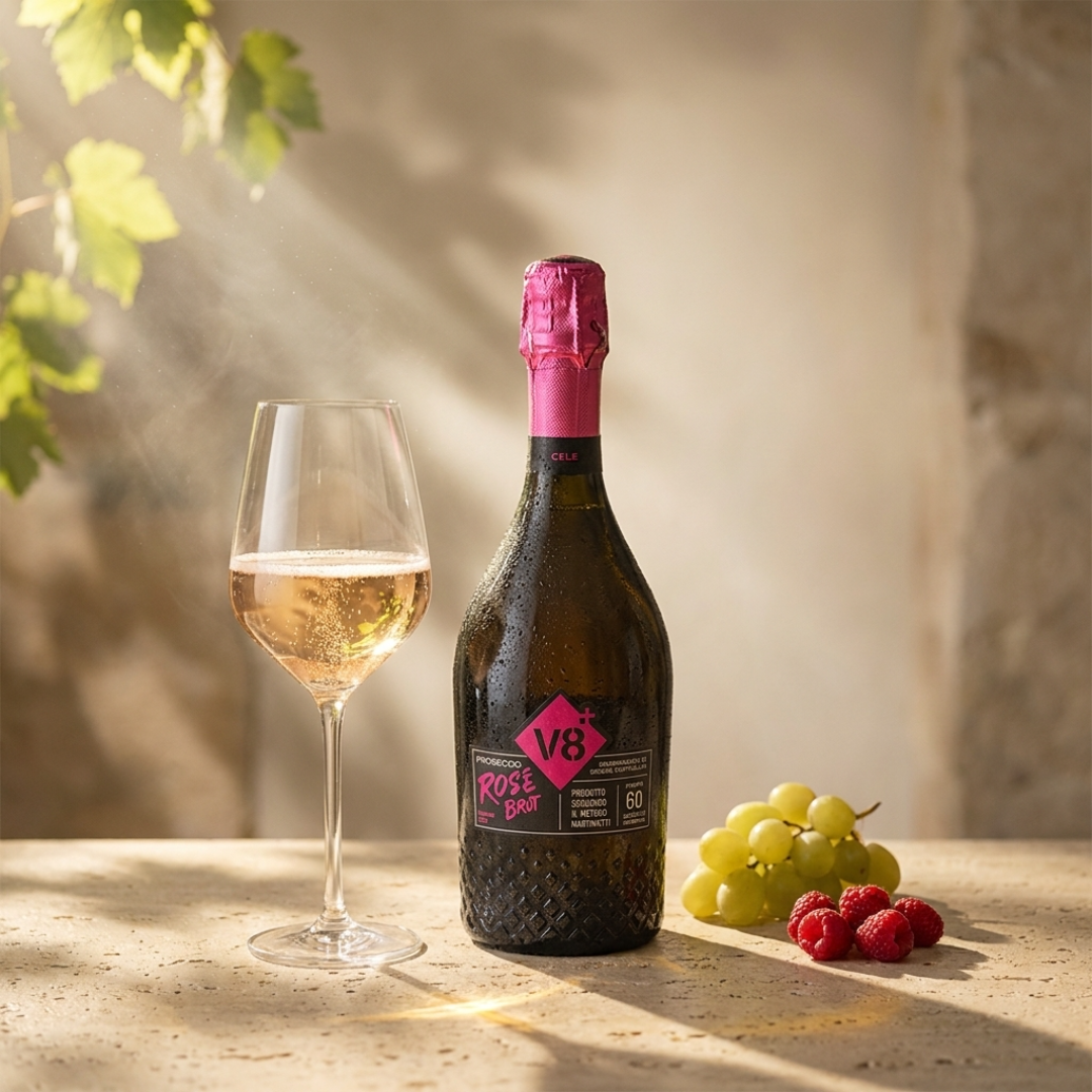 Wino V8+ Sior Lele Prosecco Rosé Brut DOC